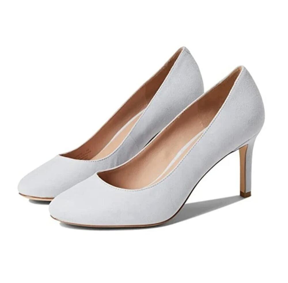 Cole Haan Womens Gabbie Pumps Size 5.5 Light Grey Blue NWOB